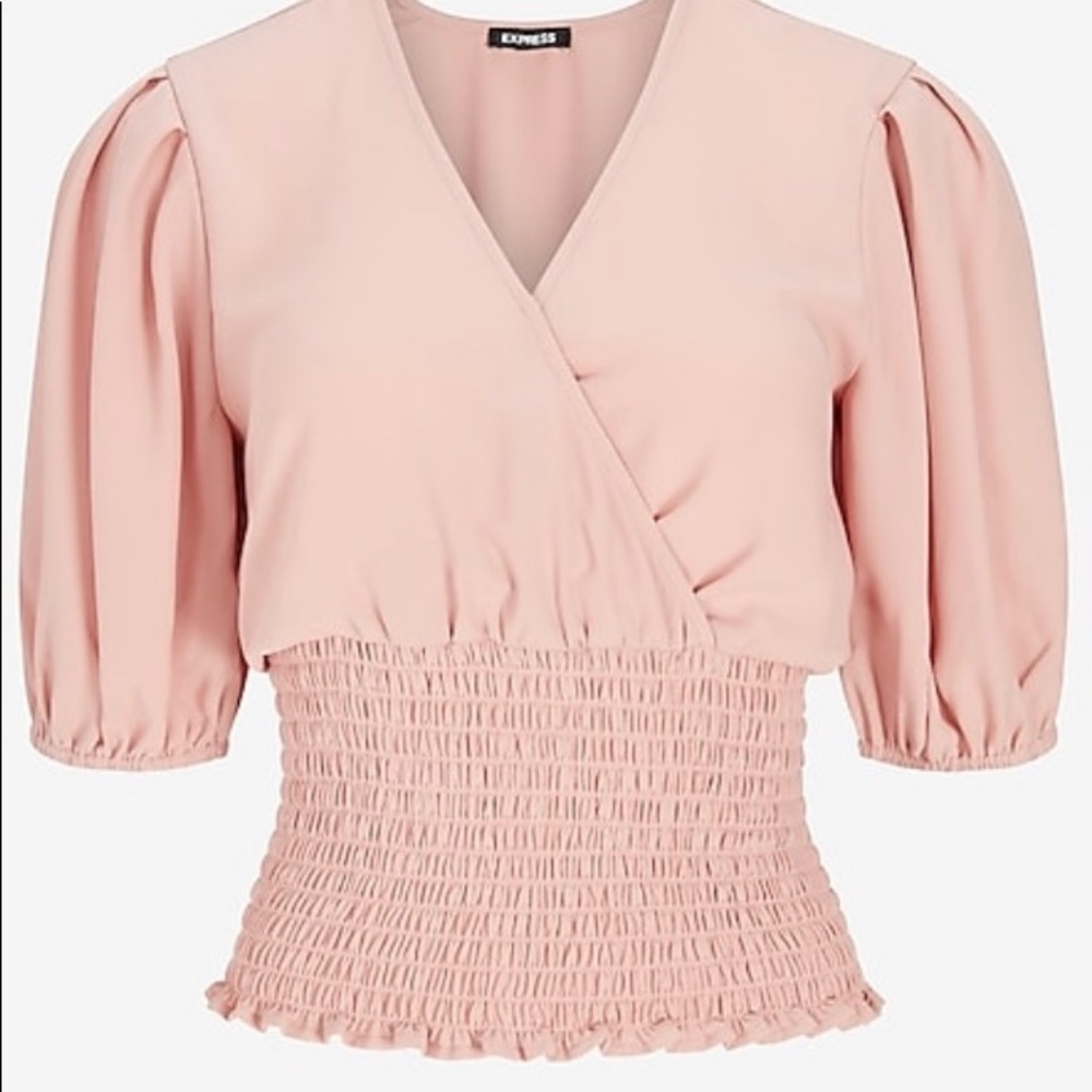 Express faux wrap top. NWOT!